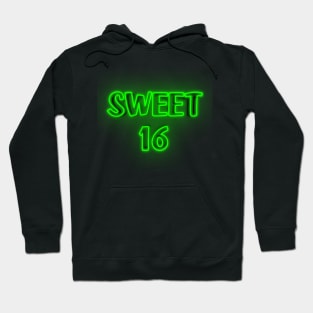 Sweet 16 Neon Green Hoodie